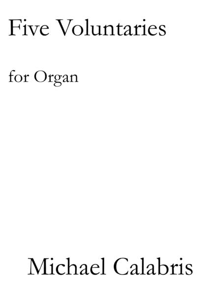 Five Voluntaries For Organ Sheet Music