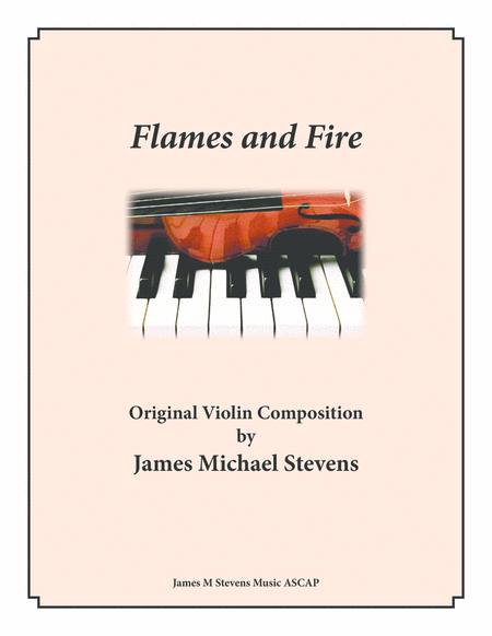 Flames And Fire Romantic Violin Piano Sheet Music