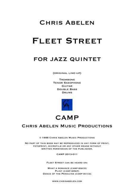 Fleet Street Sheet Music