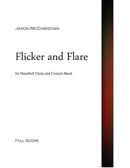 Free Sheet Music Flicker And Flare For Handbell Choir And Concert Band