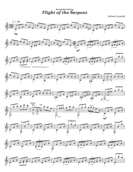 Flight Of The Serpent Sheet Music