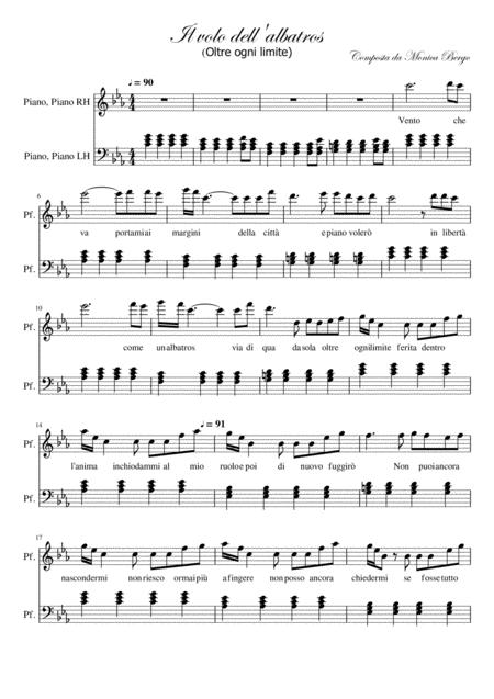 Flights Albatros Beyond Every Limit Sheet Music