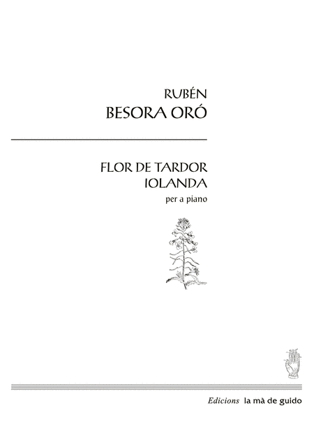 Flor De Tardor Iolanda Sheet Music