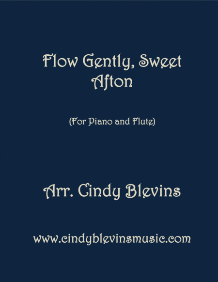 Flow Gently Sweet Afton Arranged For Piano And Flute Sheet Music