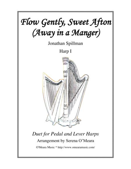 Free Sheet Music Flow Gently Sweet Afton Harp I