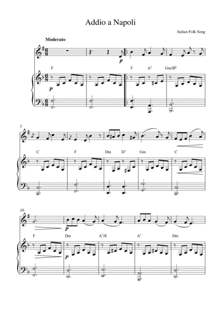 Free Sheet Music Flower Duet Trumpet And Piano