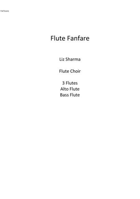 Free Sheet Music Flute Fanfare