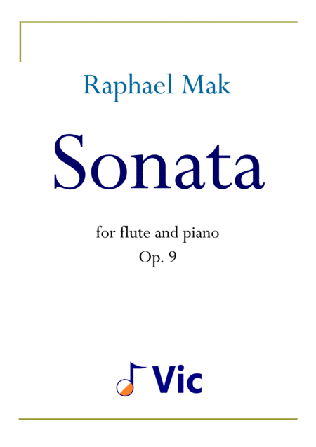 Free Sheet Music Flute Sonata Op 9