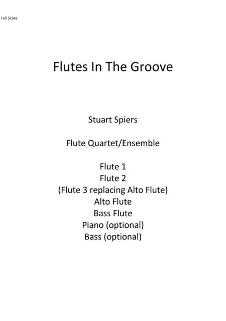 Free Sheet Music Flutes In The Groove