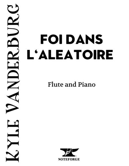 Foi Dans L Aleatoire Sheet Music