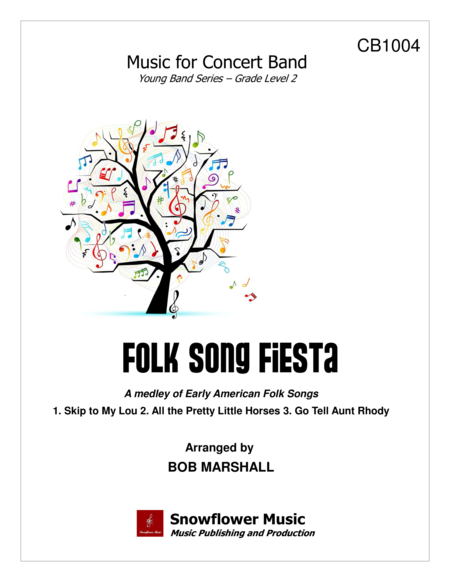 Free Sheet Music Folk Song Fiesta