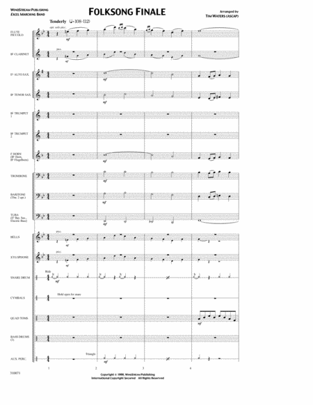 Folksong Finale Sheet Music