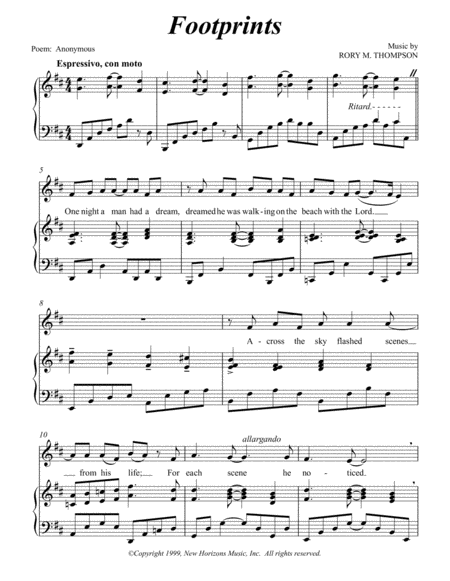 Footprints Sheet Music