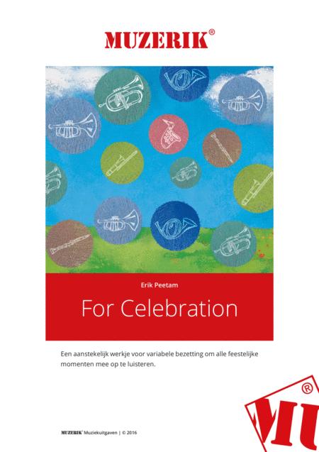 For Celebration Sheet Music