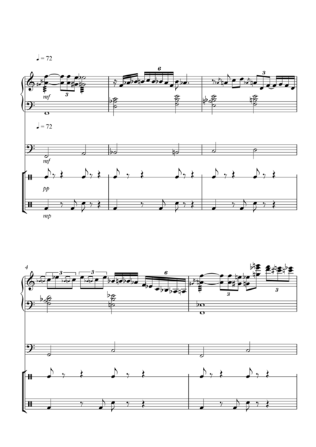 For Jazz Piano Trio Sheet Music