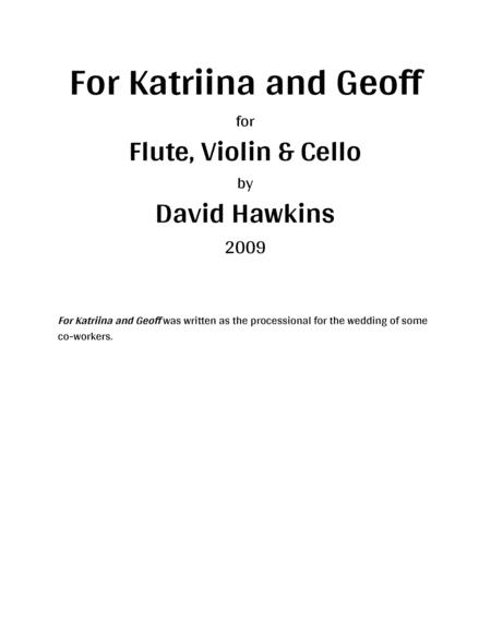 For Katriina And Geoff Sheet Music