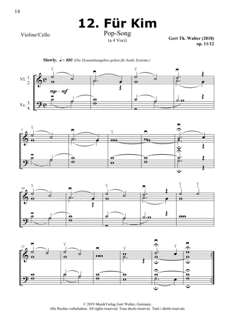 Free Sheet Music For Kim