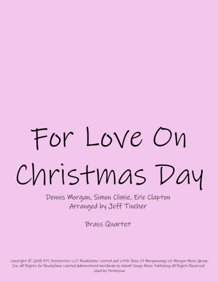 Free Sheet Music For Love On Christmas Day
