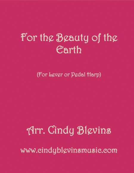 Free Sheet Music For The Beauty Of The Earth Arranged For Lever Or Pedal Harp From My Book 15 Hymns