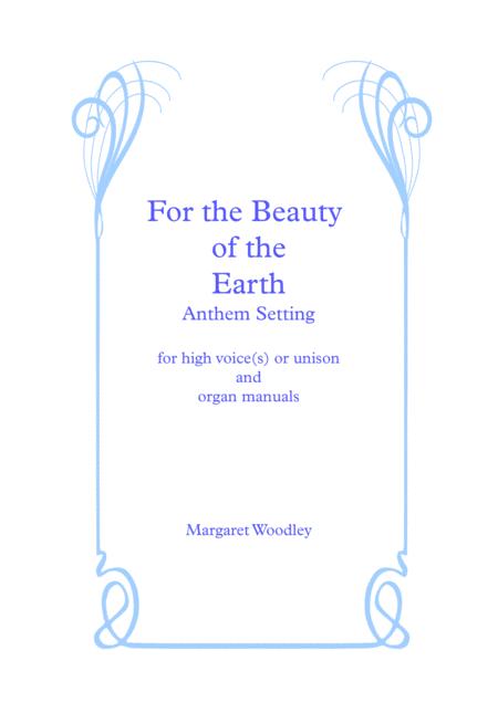 For The Beauty Of The Earth Easy Anthem Setting Sheet Music