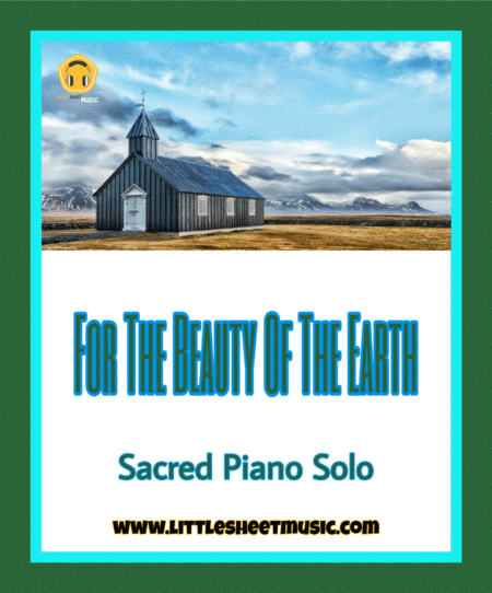 For The Beauty Of The Earth Sacred Piano Solo Sheet Music