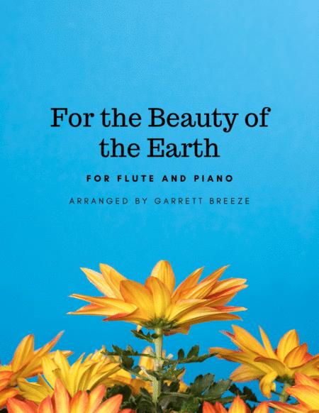 For The Beauty Of The Earth Solo Flute Piano Sheet Music
