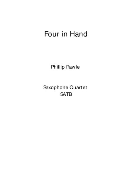 Free Sheet Music Four In Hand