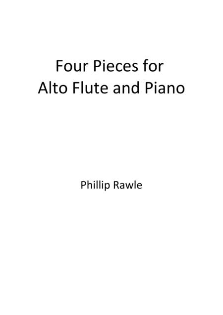 Four Pieces For Alto Flute Sheet Music