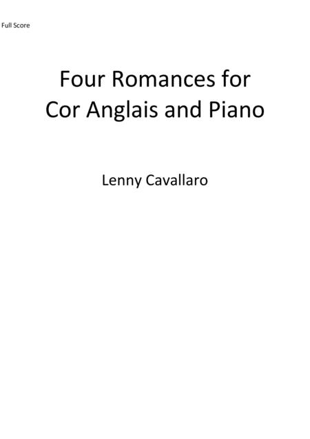 Free Sheet Music Four Romances