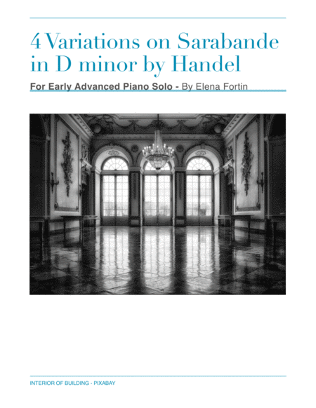 Free Sheet Music Four Variations On A Theme By Handel