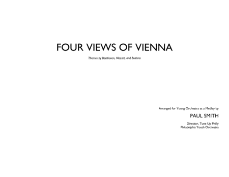 Four Views Of Vienna Sheet Music