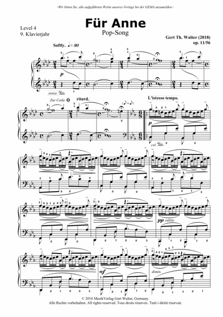 Fr Anne Sheet Music