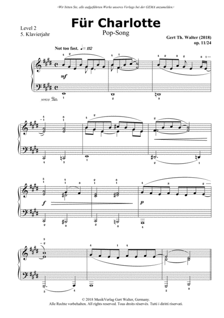 Fr Charlotte Sheet Music