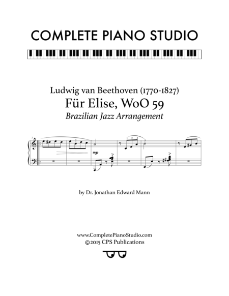 Fr Elise Brazilian Jazz Arrangement Sheet Music