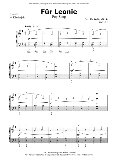 Fr Leonie Sheet Music