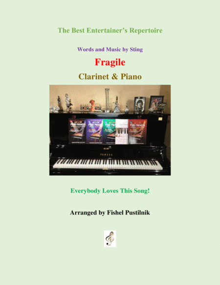 Fragile For Clarinet And Piano Jazz Pop Version With Improvisation Sheet Music