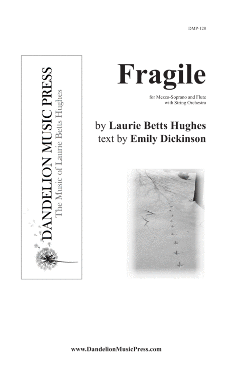 Fragile Mezzo Flute String Orchestra Sheet Music