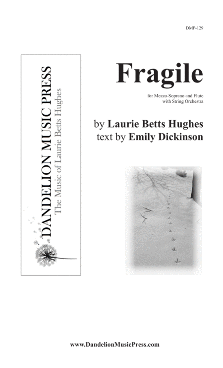 Free Sheet Music Fragile Satb Choir Flute And String Orchestra