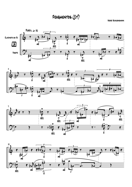 Free Sheet Music Fragmentos 2t