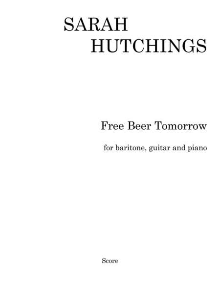 Free Beer Tomorrow Sheet Music