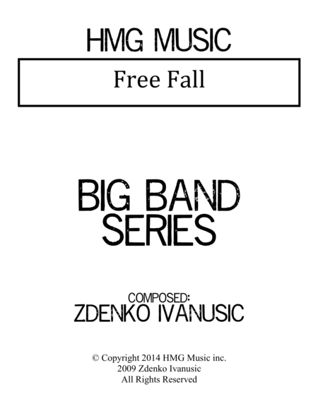 Free Sheet Music Free Fall