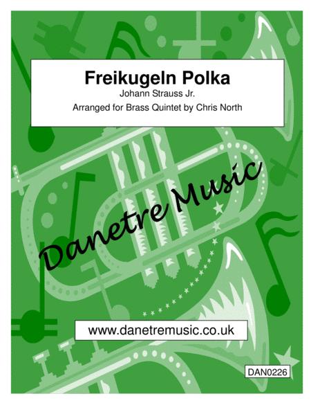 Free Sheet Music Freikugeln Polka Brass Quintet