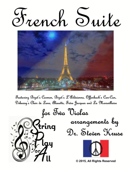 Free Sheet Music French Suite For Two Violas