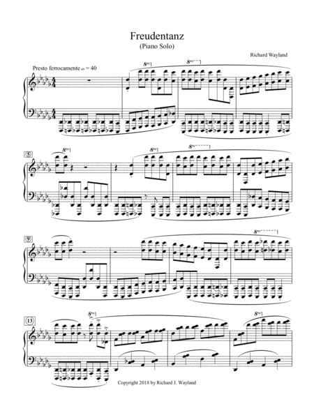 Freudentanz Sheet Music