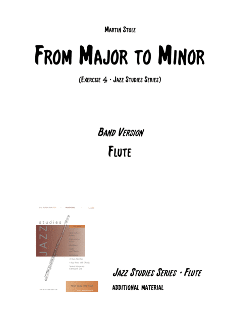 From Major To Minor Flute And Band Sheet Music