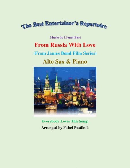 Free Sheet Music From Russia With Love For Alto Sax And Piano Video