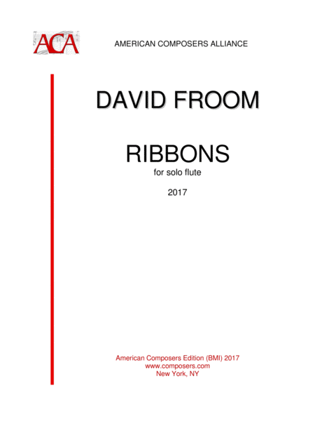 Froom Ribbons Sheet Music