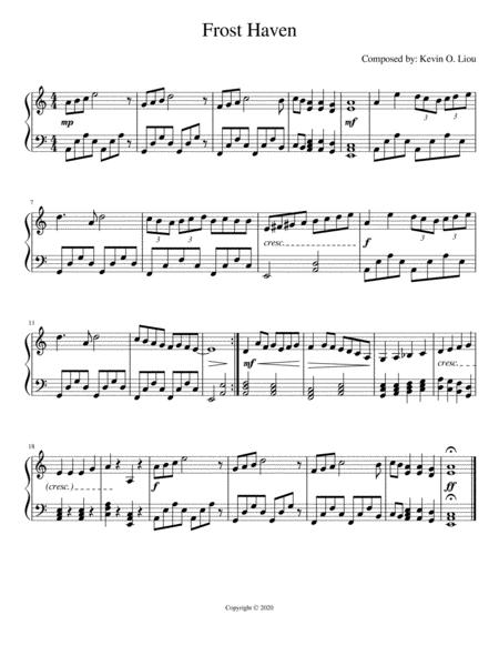 Frost Haven Sheet Music