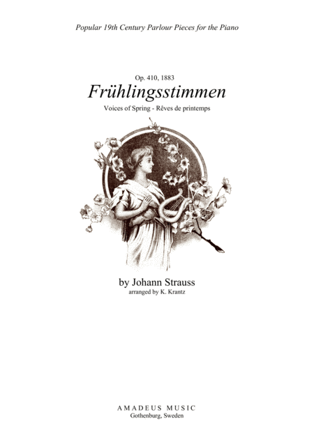 Free Sheet Music Fruhlingsstimmen Voices Of Spring For Piano Solo C Major