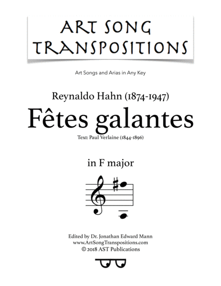 Free Sheet Music Ftes Galantes F Major